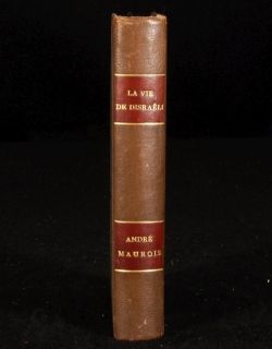 1927 La Vie Disraeli Andre Maurois