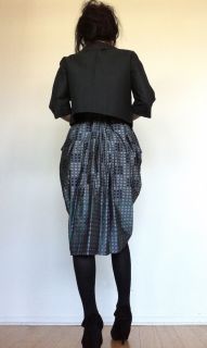 McQ Alexander McQueen Japan Inspired Tulip Skirt Dress It 38 2 F34 36