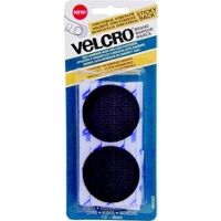 Round Black Industrial Strength Discs by Velcro No 90362