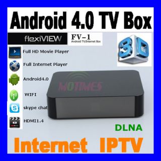 Google 3D Android4 0 Internet WiFi IP TV Box HD Media Player
