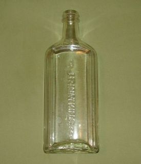 The Jr Watkins Co Vintage Glass Medicine Bottle Collectible Antique