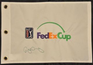 Rory McIlroy Signed PGA Tour Logo FedEx Cup Golf Flag