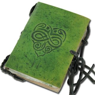 Medieval Renaissance Handmade Leather Book of the Heart Notebook Diary