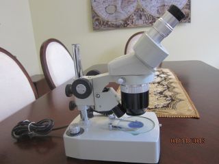 Meiji EMT Stereo Microscope Excellent Cond