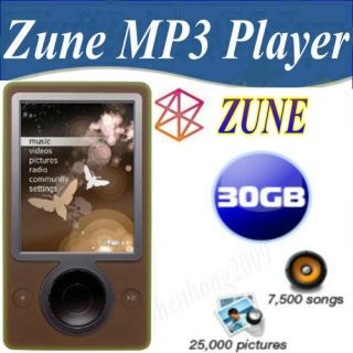 Zune 30 30 GB Digital Media Player  MP4 Brown