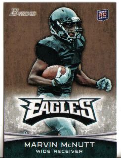 Marvin McNutt 2012 Topps Bowman Gold Rookie 189 Iowa Hawkeyes Eagles