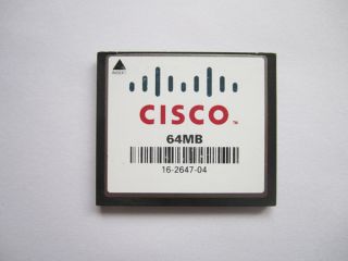Original Cisco 64MB Compact Flash CF Card Memory Card