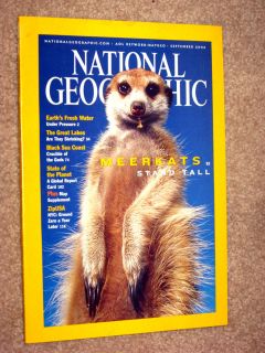 National Geographic September 2002 Meerkats Great Lakes N Y Black Sea