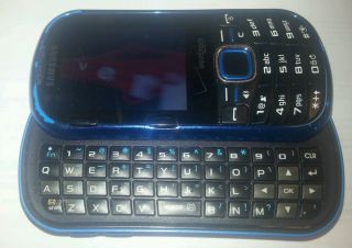Blue Samsung Intensity 2 Verizon Basic Messaging Cell Phone