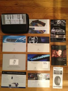 2008 Mercedes Benz s Class Owners Manuals Case