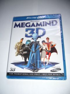 Megamind 3D Blu Ray Movie Brand New SEALED