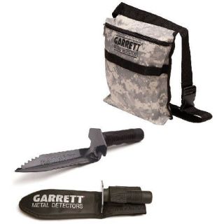 New Garrett Edge Metal Detector Digger with Sheath and Camo Finds