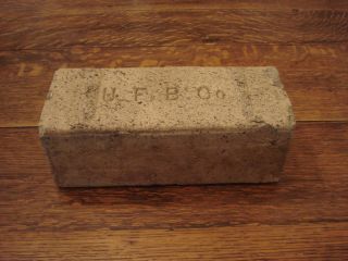 Vintage Paver Brick U F B Co