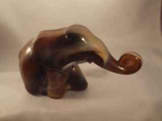 Imperial Glass Caramel Slag Elephant