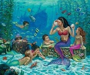 Mermaids of Atlantis Cross Stitch Pattern