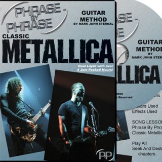 Metallica Guitar Tab Lesson DVD 5 Hours 7 Songs