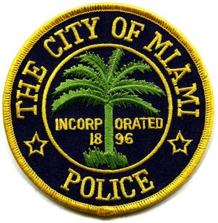 Miami Florida Police Patch