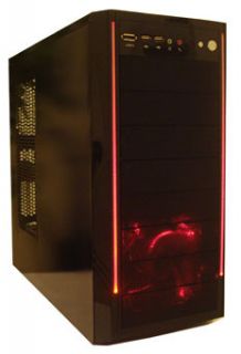 Computer DeskTop Tower Standard Micro ATX PC Chassis Case A5938 Red