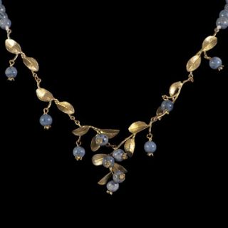 Blueberry Necklace Beaded Michael Michaud Jewelry