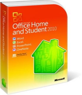 Microsoft Office Home and Student 2010 Retail Box 3pc