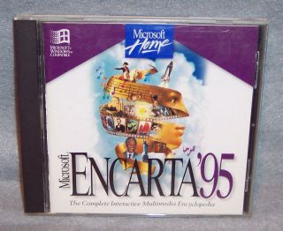 Microsoft Encarta 95 The Complete Interactive Multimedia Encyclopedia