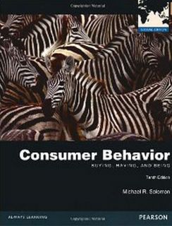 Consumer Behavior by Michael R Solomon 10th International Edition