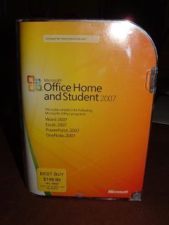 Microsoft Office Home and Student 2007 New Word Excel PowerPoint Etc