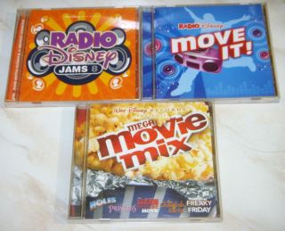 Walt Disney Records Radio Disney Jams and Mega Movie Mix CDs