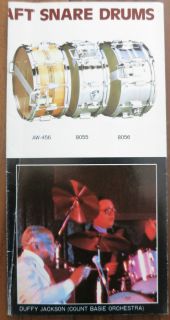 Tama Drum Catalog Snare Mick Fleetwood Billy Cobham Stewart Copeland