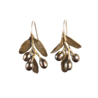 Olive Earrings Cluster Michael Michaud Jewelry