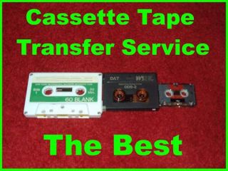 DAT Cassette Microcassette Tape Recorder Transfer SVC