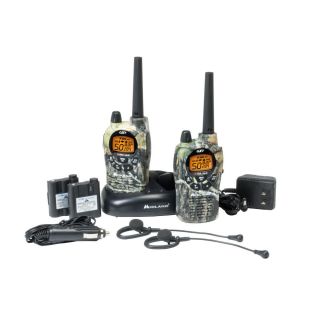 Midland GXT1050VP4 50 Channel 36 Mile GMRS FRS 2 Way Radio Bundle Camo