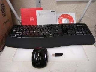 Microsoft 5000 CSD 00001 Wireless Comfort Desktop Keyboard w Mouse AS