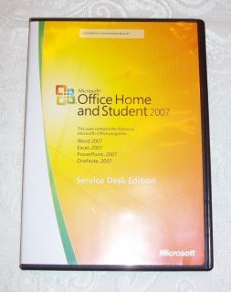 Microsoft Office Home and Student 2007 Service Desk Edition
