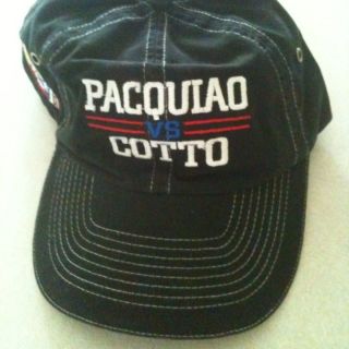 Miguel Cotto vs Manny Pacquiao Boxing Hat New
