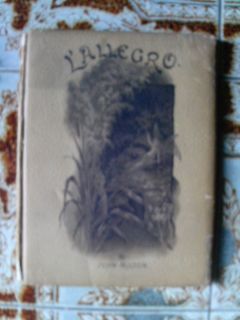 John Milton LAllegro Illustrated 1890 J P Lipincott Co RARE Classic