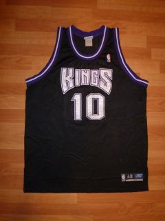 Sacramento Kings Mike Bibby Authentic Jersey Reebok 48 XL Black