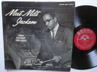 Meet Milt Jackson LP Savoy MG 12061 Rudy Van Gelder