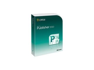 Microsoft Publisher 2010 1 PC Academic Version