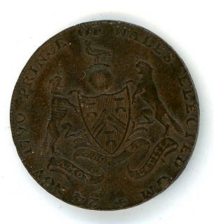Masonic Middlesex 1790 Sketchley Copper Half Penny Token