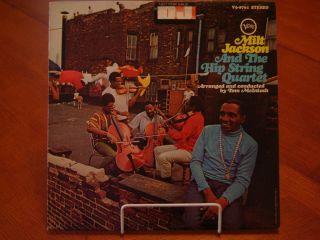 Milt Jackson and the Hip String Quartet Verve Records LP Tom McIntosh
