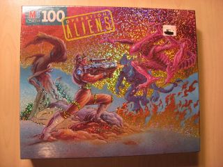 Milton Bradley Operation Aliens 100 Piece Puzzle 1993