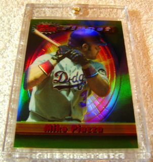 1994 Topps Finest Refractor 1 Mike Piazza Dodgers