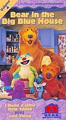 Bear in the Big Blue House   Volume 4 VHS, 1998, Dura Case Closed