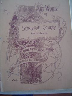 Art Work of Schuylkill County PA 1896 Minersville PA