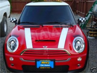 Eyes and Eye Lashes Fit Mini Cooper Decal Accessories