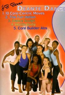JB Berns Deante Dance 10 Core Centric Moves DVD, 2009, 2 Disc Set