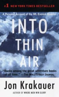of the Mt. Everest Disaster by Jon Krakauer 2009, Paperback