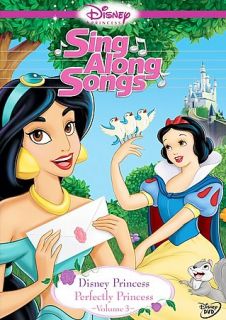 Disney Princess Sing Along Songs Vol. 3 Perfectly Princess DVD, 2006