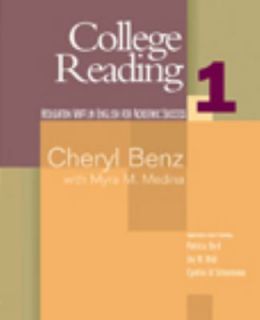 College Reading Bk. 1 by Cynthia Schuemann, Patricia Byrd, Myra M